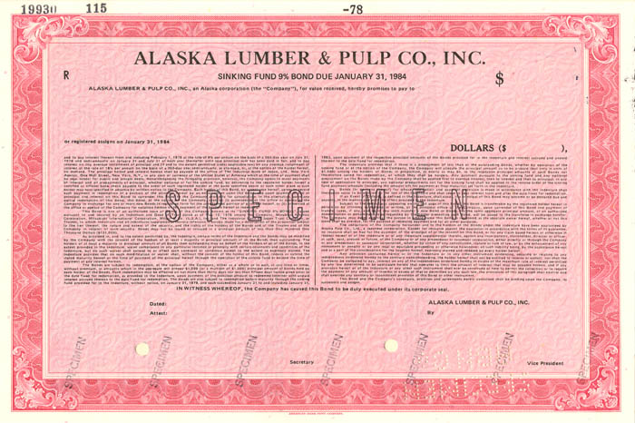 Alaska Lumber and Pulp Co., Inc.